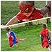 MIJOYEE Superhero Dress Up Costumes for Kids (5Pcs)Cartoon Satin Cape Dress Up Costume With Felt Mask For Boys