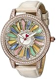Betsey Johnson Women's BJ00563-01 Analog Display Quartz Rose Gold Watch