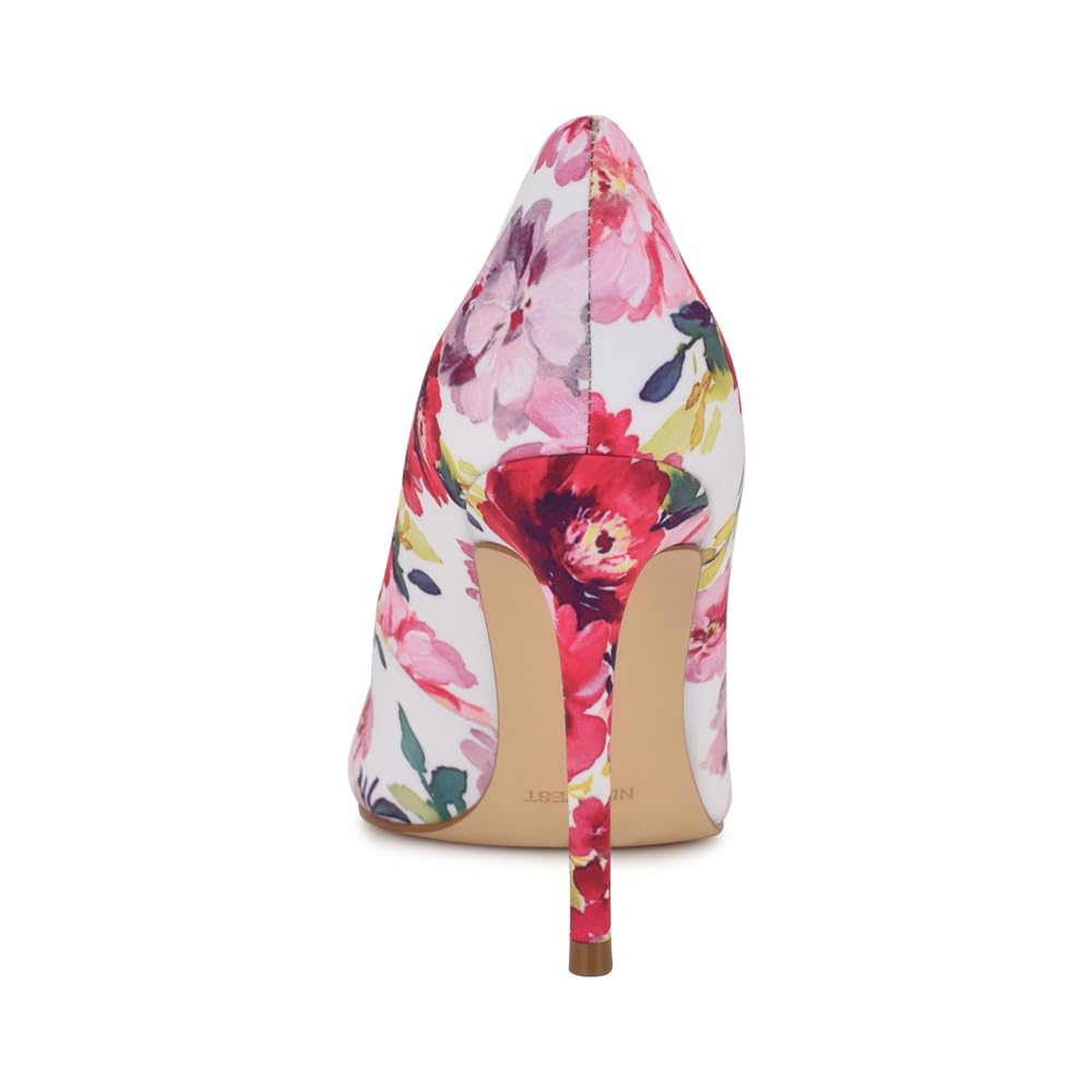 Nine West Women’s Fresh Pump, Pink Tea Party Floral Multi 665, 5.5
