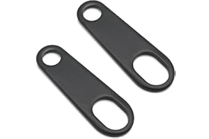 Zreneyfex 2PCS Universal Turn Signal Light Replacement Bracket, Steel, Black