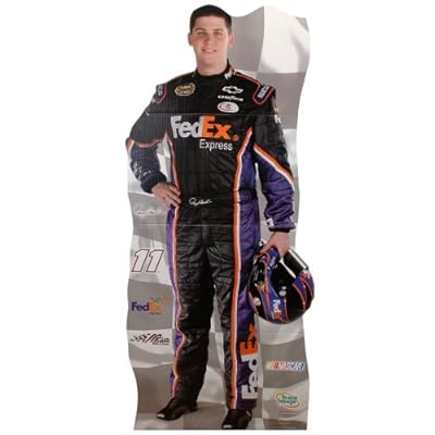 TI47011 Denny Hamlin 11 FedEx NASCAR Cardboard Cutout