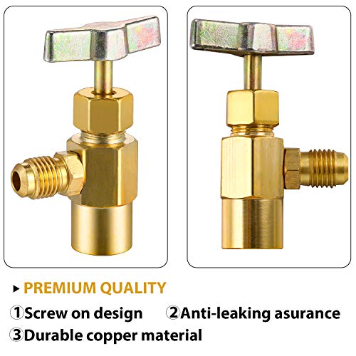 5 Pieces+Refrigerant+Opening+Vacuum+Adapter