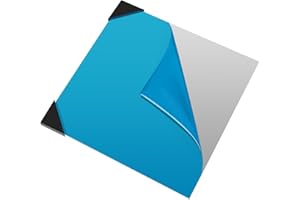 IBAOFUING 1Qty 6061 T651 Aluminum Sheet Metal 12" x 12" x 1/16" Rectangle Aluminum Metal Plate Covered with Protective Film, 1.5 MM 6061 Aluminum Sheet Plate Flat Plain Plate for DIY