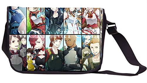 Siawasey Sword Art Online Anime Kirigaya Kirito Messenger Bag Backpack Shoulder Bag - Image 67