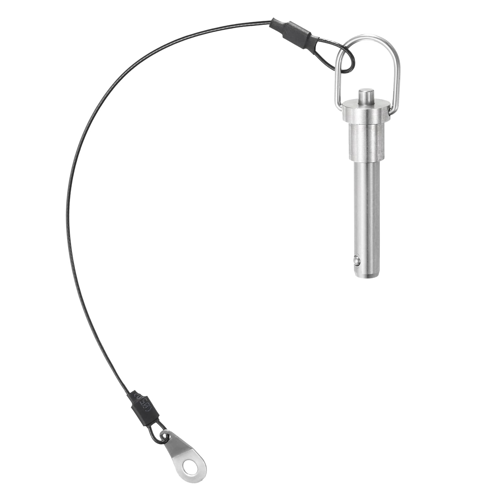 DTGN 8mmx35mm(DxL) Quick Release Pin - Good for Quickly Connecting and Hooking Up Components - 304 Stainless Steel Ball Locking Pins with Push Button - Silver