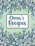 Oma's Recipes Blue Flower Edition by Pickled Pepper Press