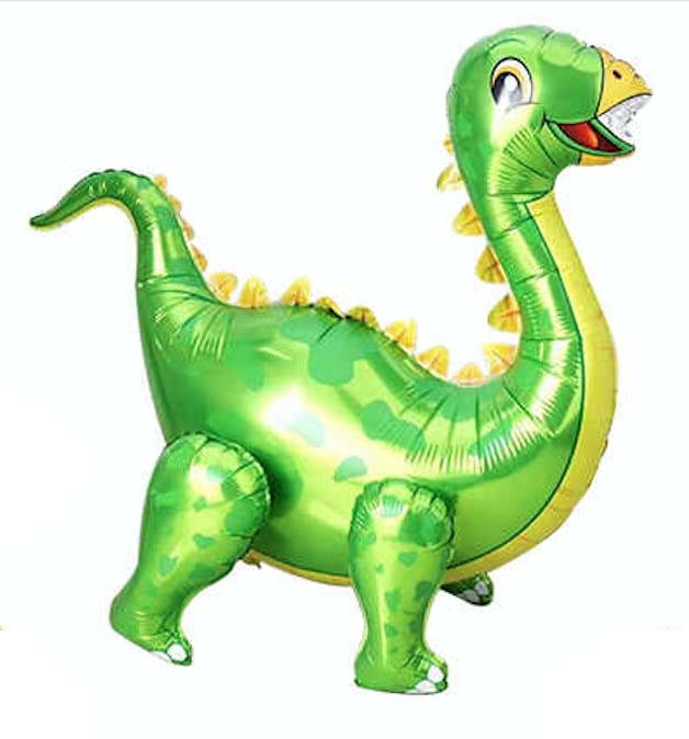 Green Apatosaurus 3D Dinosaur Foil Balloon, 85cm