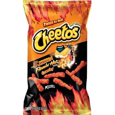Cheetos  Flamin Hot Crunchy Cheese Flavored Snacks 8.5 oz. Bag