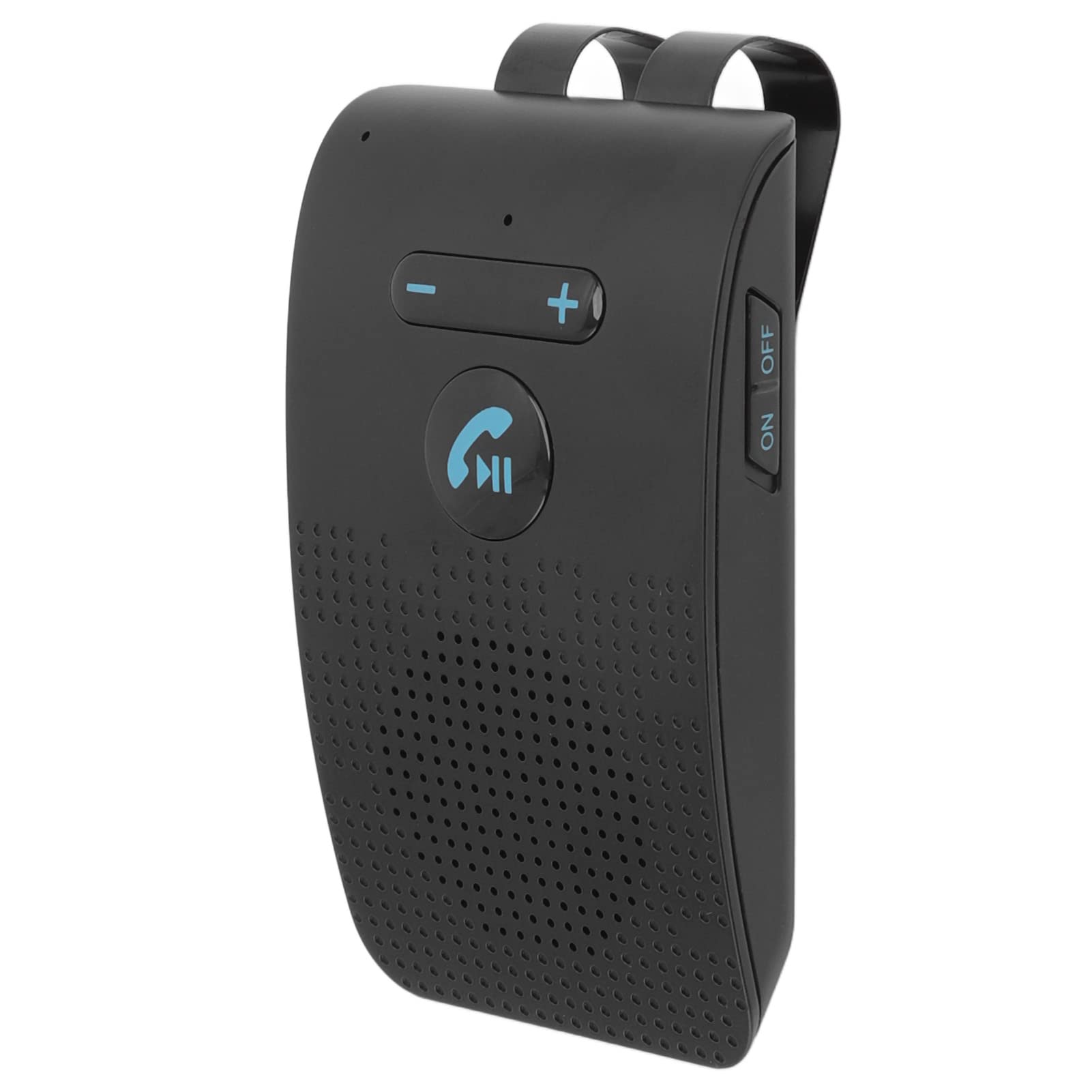 Photo 1 of Bluetooth Car Speakerphone, Car Speaker Bluetooth Speakerphone Sun Visor Audio Receiver Adapter Handsfree Mp3 Speaker with Back Clip for Handsfree Talking