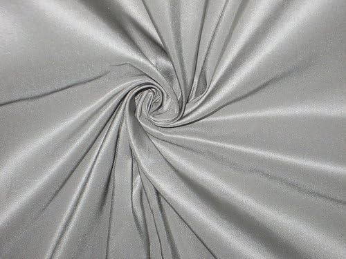 Reine Seide Taft Stoff Licht Grau Ist Silber Farbe Hobby Home Decor Nahen Mode Puppe Kleid Einrichtung Innen Amazon De Kuche Haushalt