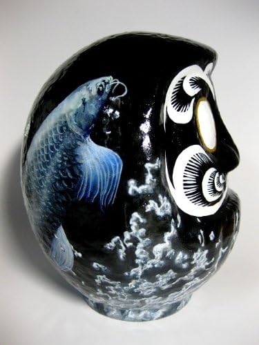 Amazon カッコいい 釣り好きにはたまらない 鯉飛沫 ダルマ Jade Daruma 置物 オブジェ オンライン通販