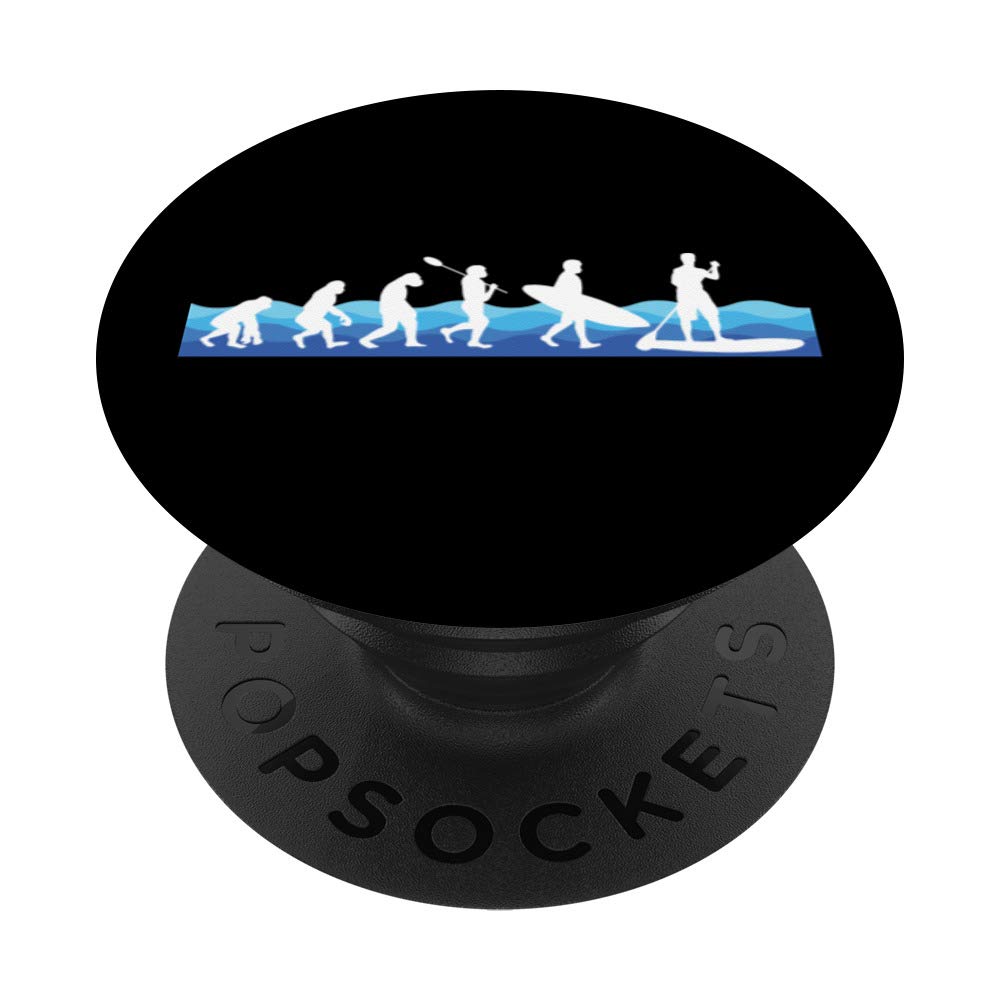 Evolution SUP Cool Stand Up Paddling Paddleboard Lover Gift PopSockets Grip and Stand for Phones and Tablets