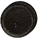 RoRo Ceramic Stoneware Matte Black Speckled Appetizer Plate Set of 2, 8 Inch