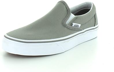 white slip on vans amazon