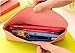 Mziart Cute Minimalist Pencil Case Coin Purse Pouch Fashion Cosmetic Makeup Bag (Pink)