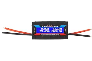 Heluok 200A High Precision Watt Meter, RC Multi Meter Power Analyzer, Battery Testers Voltage Amp Consumption Performance Monitor with Backlight Digital LCD Screen