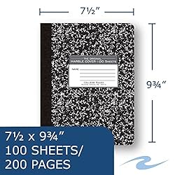 ROARING SPRING Hard Cover Composition Book, 9