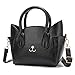 OB OURBAG Women Top Handle Shoulder Bag, Cute Cat Crossbody Bag for Ladies, Small Handbag Purses for Dating Daily Outgoing, Black