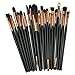 KOLIGHT® Set of 20pcs Rose Gold Makeup Sets Powder Foundation Eyeshadow Eyeliner Lip Cosmetic Brushes