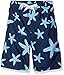 Kanu Surf Boys' Starfish Sea Life Quick Dry Beach Board Shorts Swim Trunk