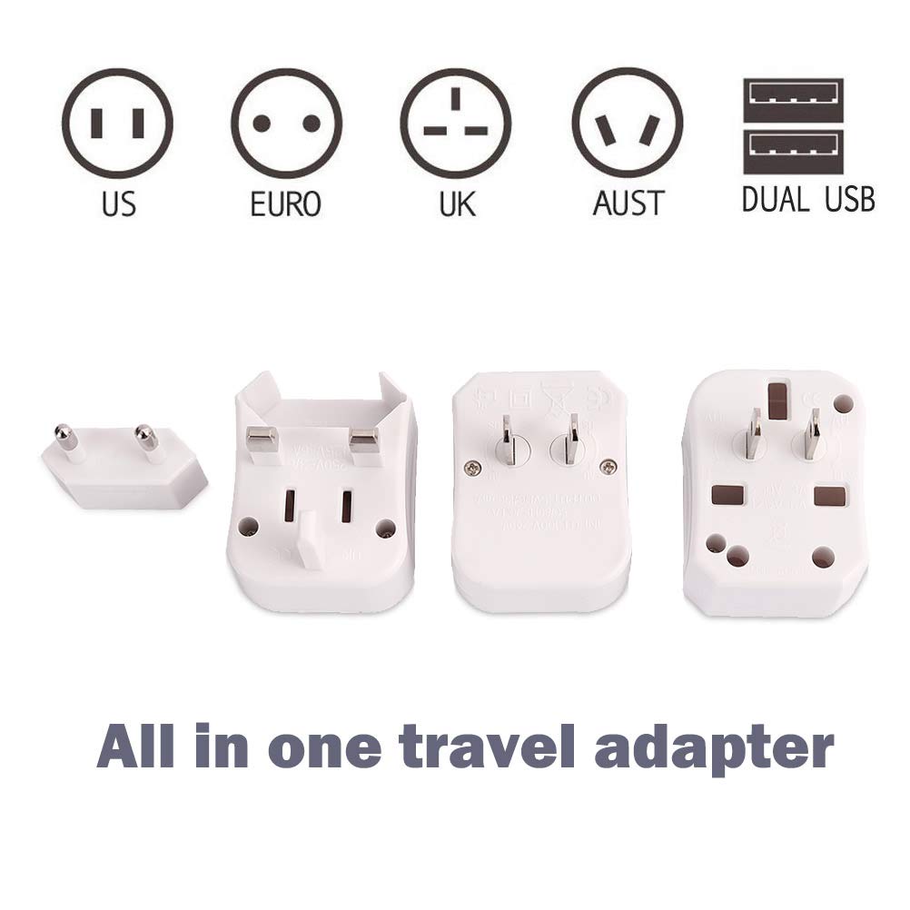 New Zealand Amabest Us Uk European Adapter International Universal Travel Adapter Plug Adapter Converter C Y X T G F L B V U M E Z N Adapter For Eu Israel India Uae France Switzerland Italy Range Receptacles