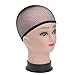 eBoot 4 Pack Wig Caps, Netural Nude Beige and Black Mesh