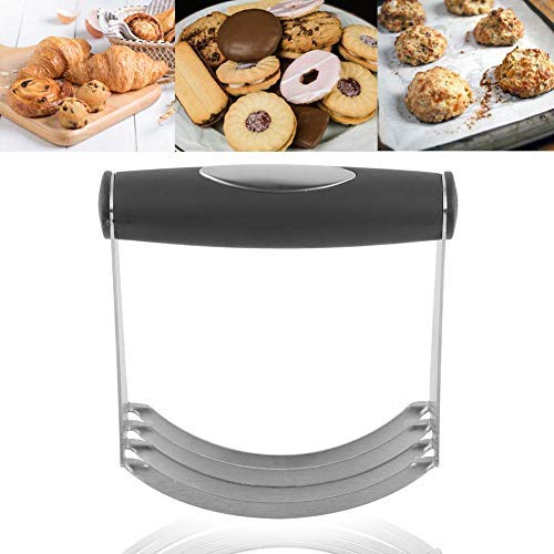 Jeffergarden Stainless Steel Dough Blender Pastry Cutter Home Office Kitchen with Non-Slip Handle (The secondary injection molding hand shank)