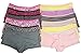 MoDDeals Women's Regular and Plus Size Solid and Printed Microfiber Boy Shorts Cheeky Panties 12 Pack