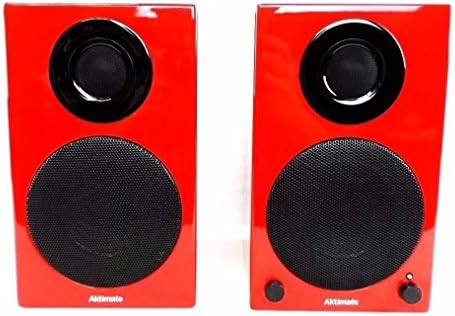 Aktimate Micro Red 2-way Active Speaker System with iPod Dock