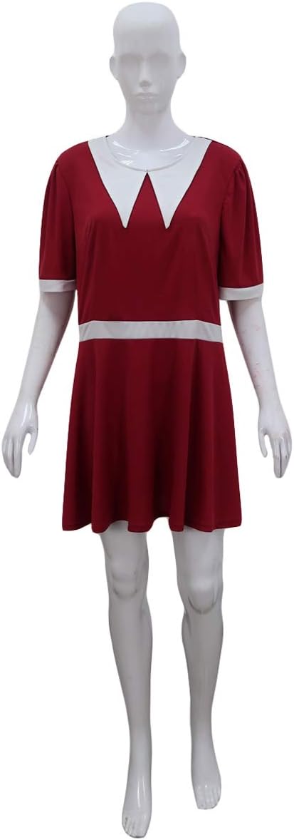 Amazon Wigs2you 仮装 コスチューム Jco 349 女装 赤いワンピース 衣装 双子コーデ パーティー イベント キャラクター 忘年会 宴会 舞台スタンダード Mサイズ コスプレ 仮装 通販