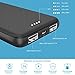 Portable Charger Vancely 10000mAh Power Bank Ultra-Compact Battery Pack with 4.8A Output Dual USB Ports Portable Battery Charger Compatible with iPhone iPad and More