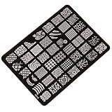 Kingfansion Nail Stamping Printing Plate Image Stamps Plate Nail Art Decor Manicure