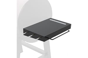 BBQ-PLUS Grill Side Shelf for Pit Boss Classic 700 820 Series Pellet Grill,Accessories for Pit Boss Austin XL PB1000XLW1,Navigator Series PB550G,Sportsman Series Pellet Grill,Black