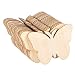 Unfinished Wood Cutout - 24-Pack Butterfly Shaped Wood Pieces for Wooden Craft DIY Projects, Gift Tags, Home Decoration, 3.7 x 2.7 x 0.1 inches