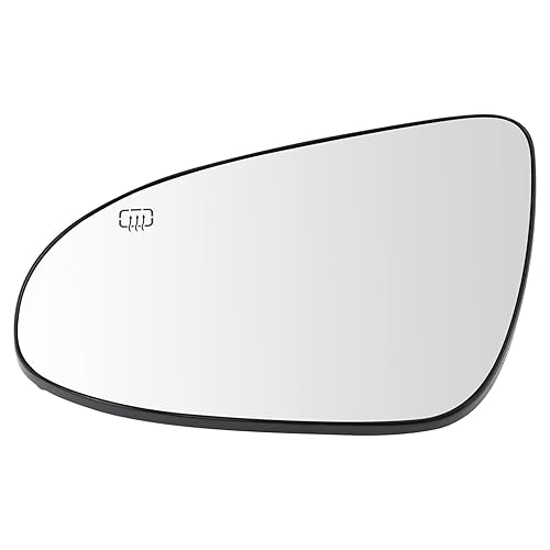 TRQ Driver Side Heated Mirror Glass Compatible with 2014-2019 Toyota Corolla