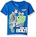 Rusty Rivets Boys' Toddler Time to Bolt Short Sleeve Tshirt, Royal, 4T