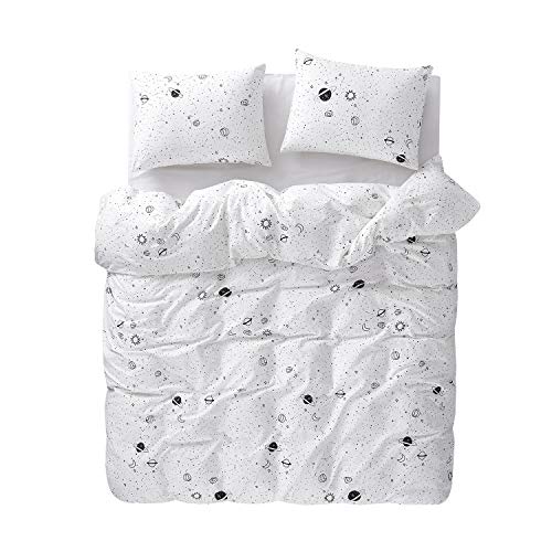 Wake In Cloud Spaces Comforter Set, 100 Cotton Fabric with Soft