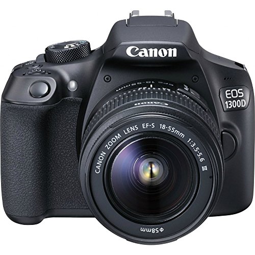 Canon EOS Rebel T6 / 1300D Digital SLR Premium Kit, EF-S 18-55mm and EF 75-300mm Zoom Lenses, Backpack, 16GB Memory Card, Wifi, Super Savings Camera Cleaning Cloth