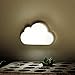 Fanme Baby Night Light with Light Sensor Plug in Intelligent Soft LED Wall Nursery Lamp LED Cloud Nightlight for Kids for Children’s Bedroom Hallway (Cloud, White White)
