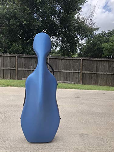 image for Vio Music 4/4 Full Size Sturdy Hightech Suspension Cello Case with Whe