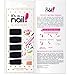 Authentic Incoco Nail Polish 16 Double-ended Strips By It's a Nail - Black Jack