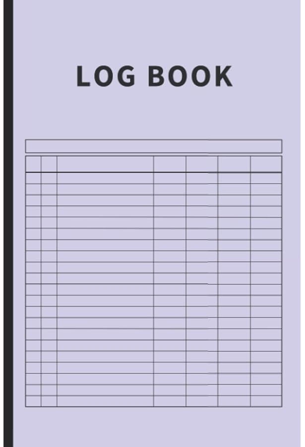 Log Book: Daily Ultipurpose Record Book Note, Counication Anageent Log Book Teplate Sheets - View #6