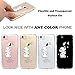 JAHOLAN iPhone 7 Case, iPhone 8 Case Amusing Whimsical Design Clear Bumper TPU Soft Case Rubber Silicone Cover for iPhone 7 iPhone 8 - Elephant Cute