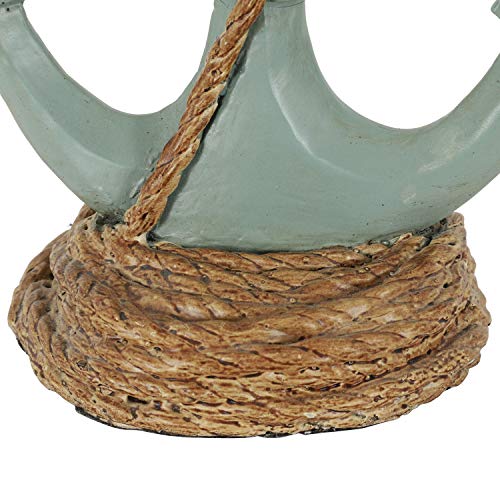 Décor Therapy TL15453 Table Lamp, Antique Iced Blue