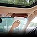 eJiasu Car Tissue Holder, Sun Visor Napkin Holder, Car Visor Tissue Holder, PU Leather Backseat Tissue case Holder for car,Vehicle(Brown)