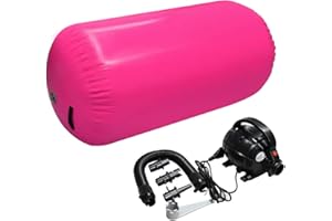 GLANT Air Mat Tumble Track AirSpot - Gymnastics Training Springboard - Round Inflatable Springboard