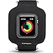 Compatible Apple Watch Armband, 42mm Camyse Adjustable Reflective Bands for Running, Workouts or Any Fitness Activity, Sport Exercise Arm Band for Apple Watch Series 3/2/1 - Black