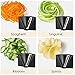 Spiralizer Vegetable Slicer, Aicok Electric Vegetable Spiralizer with 4 blades, Perfect for Zucchini, Noodles, Salad and Carrots, Stainless Steel Spiral Slicer, 100W