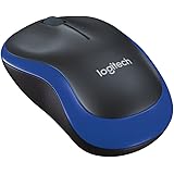 Logitech M185 Wireless Mouse for Windows, Mac and Linux - Blue