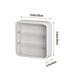 Clear Display Case for Figures,Wall-Mounted Doll